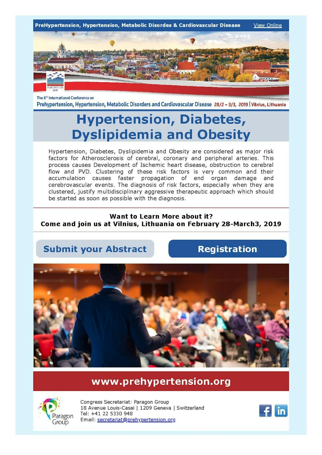 Hypertension Diabetes Dyslipidemia And Obesity Lithuania 28 02 To 03 03 2018 Page 001